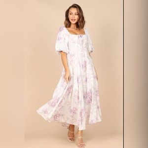 Valerie puff sleeve midi